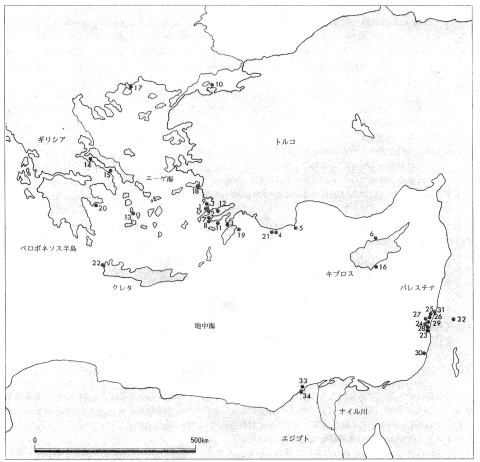 ギリシア・トルコ及び東地中海地域の水中遺跡