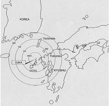 Location of Ojika Island